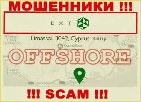 Офшорные internet мошенники EXANTE скрываются вот здесь - Cyprus