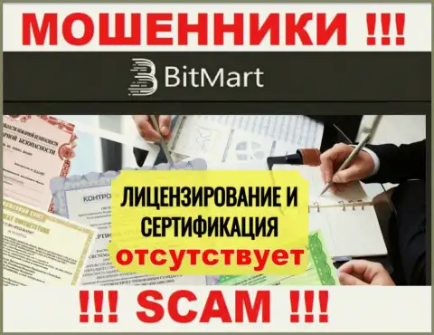В связи с тем, что у BitMart нет лицензии, связываться с ними довольно опасно - это ЛОХОТРОНЩИКИ !!!