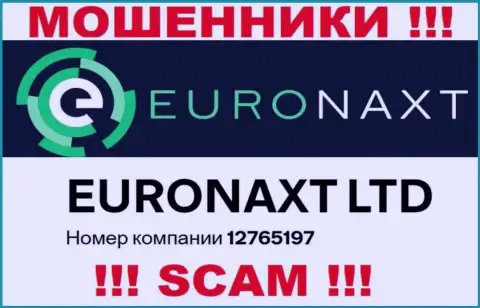 Не взаимодействуйте с компанией EuroNaxt Com, рег. номер (12765197) не основание отправлять финансовые активы