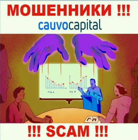 Довольно опасно соглашаться иметь дело с интернет мошенниками CauvoCapital, присваивают финансовые активы