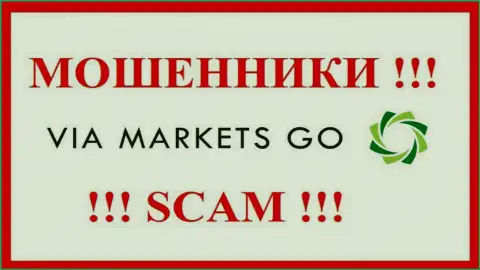 Логотип МОШЕННИКОВ ViaMarketsGo Com