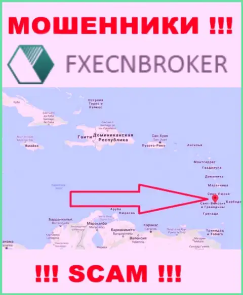 FX ECN Broker это МОШЕННИКИ, которые официально зарегистрированы на территории - Saint Vincent and the Grenadines