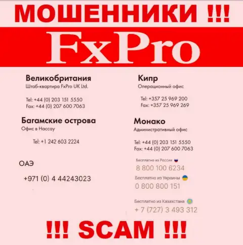 Будьте очень осторожны, Вас могут облапошить internet разводилы из компании FxPro Com Ru, которые звонят с разных номеров