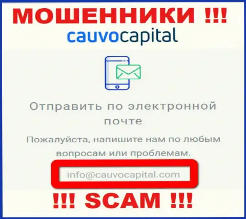 Адрес электронного ящика мошенников CauvoCapital